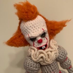 Pennywise Inspired Crochet Doll ❤︎